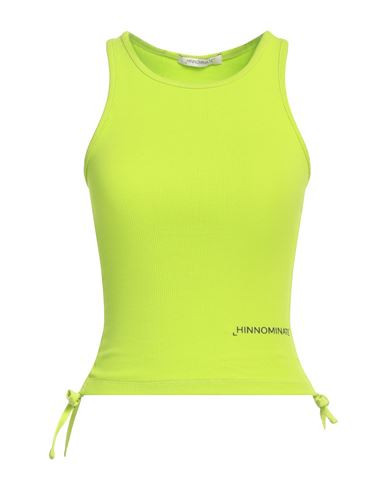 Hinnominate Woman Tank top Lime green Size XS Cotton, Elastane | YOOX (US)