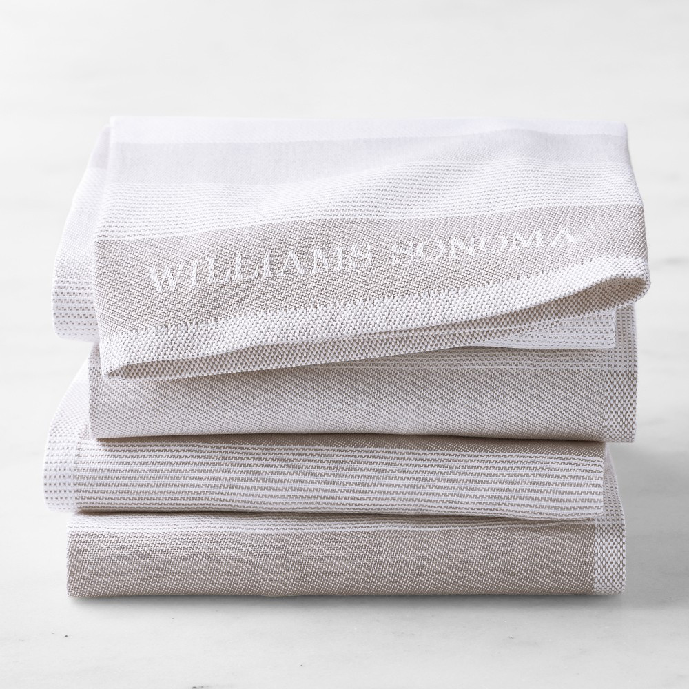 Williams Sonoma Logo Stripe Towels | Williams-Sonoma