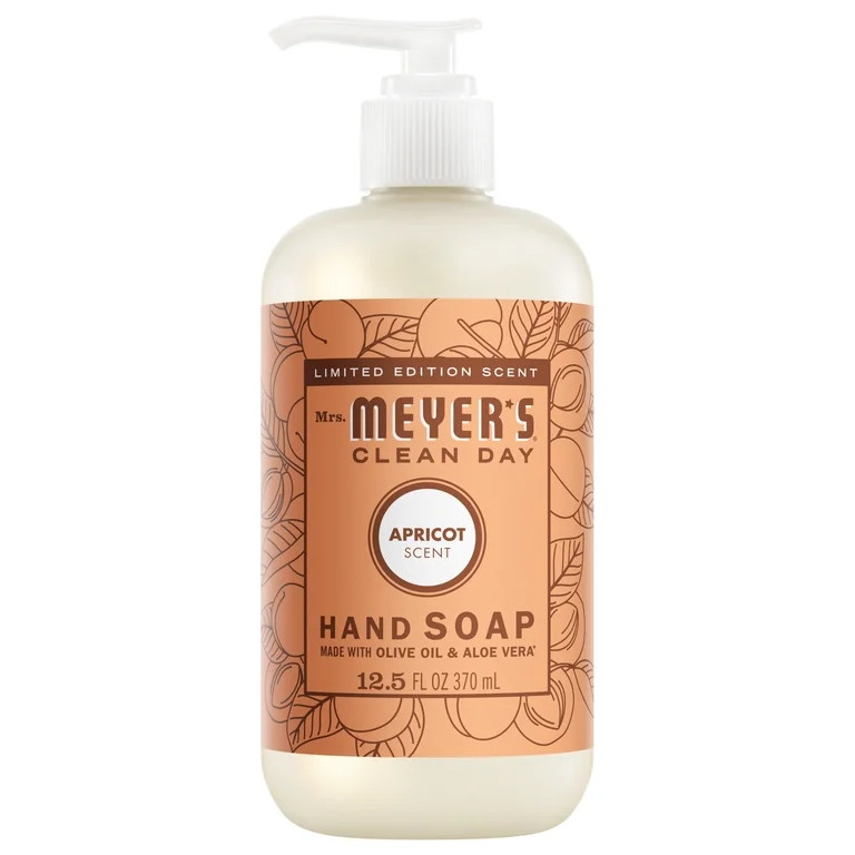 Mrs. Meyer\u2019s Clean Day Hand Soap, Apricot Scent, 12.5 Fl Oz | Walmart (US)