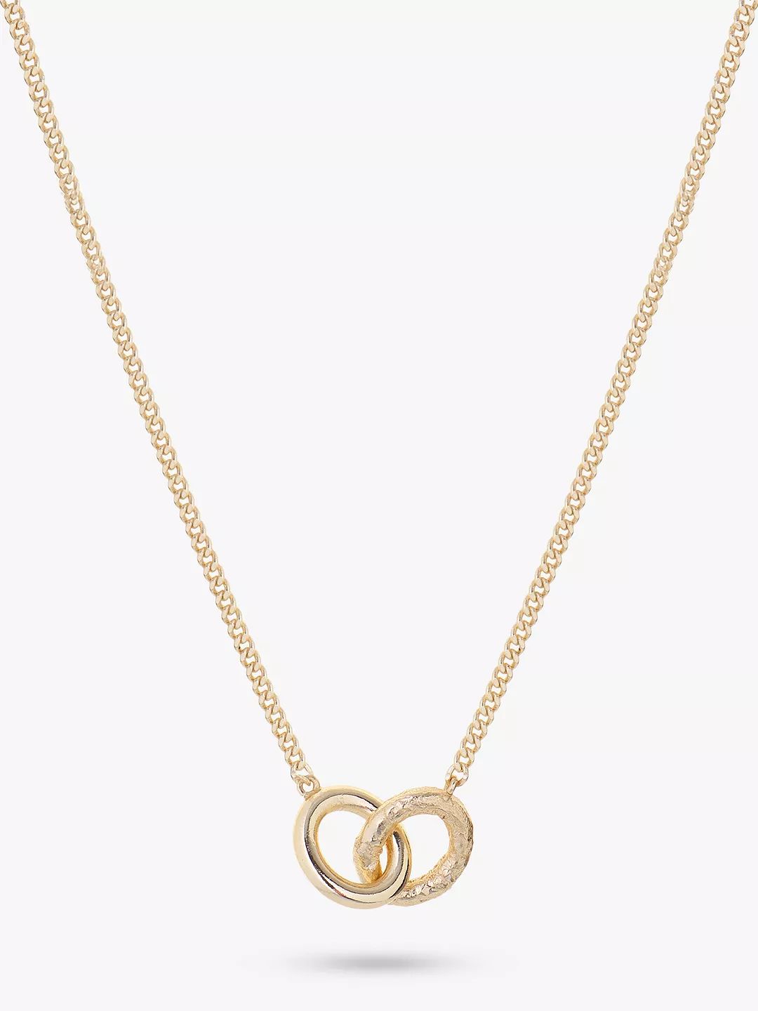 Tutti & Co Daze Double Link Pendant Necklace, Gold | John Lewis (UK)