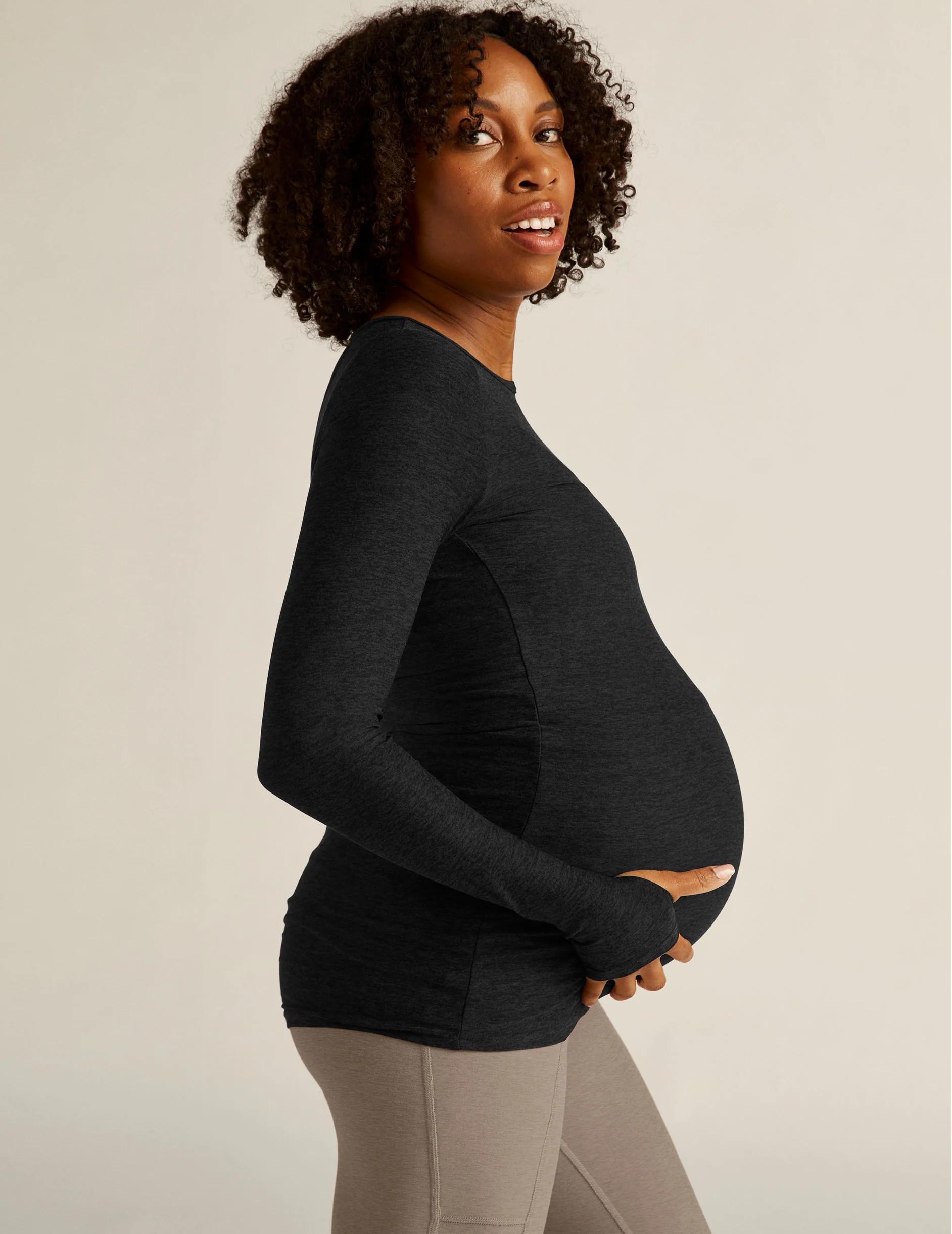 Featherweight Count On Me Maternity Crew Pullover | Beyond Yoga | Beyond Yoga