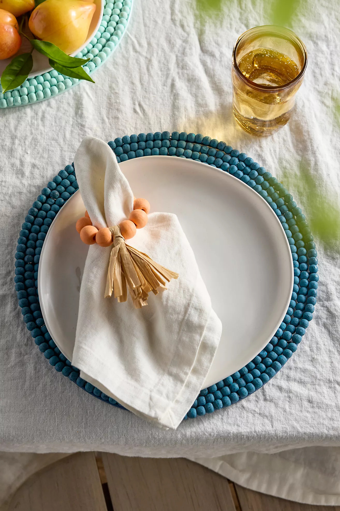 Wooden Bead Placemat | Anthropologie (US)