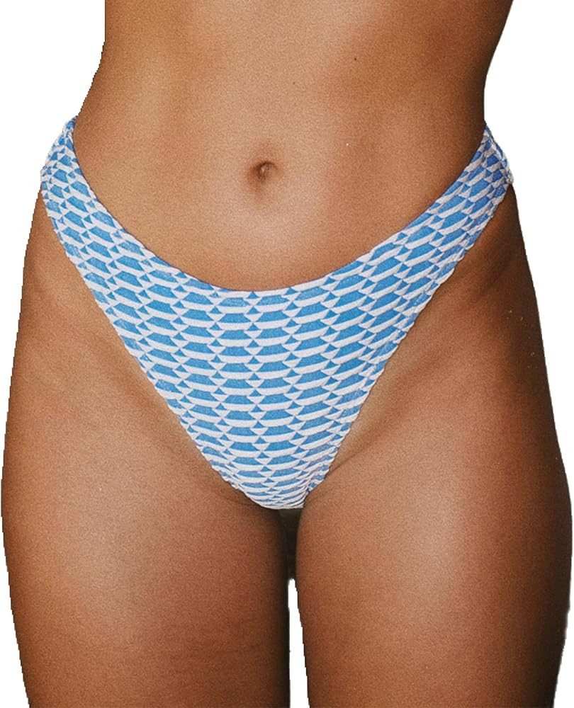 Cheeky Bikini Bottoms for Women Sexy Curvy Low Waisted Swimsuit Brief Only | Amazon (US)