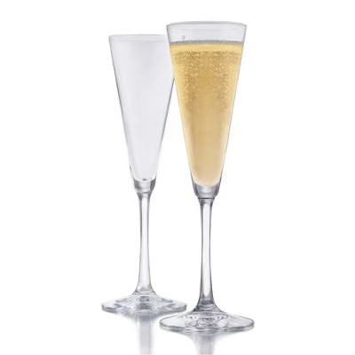 Libbey Vina Trumpet Champagne Flutes 6.5oz - Set of 6 | Target