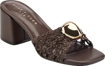 Farrel Embellished Square Toe Slide Sandal (Women) | Nordstrom