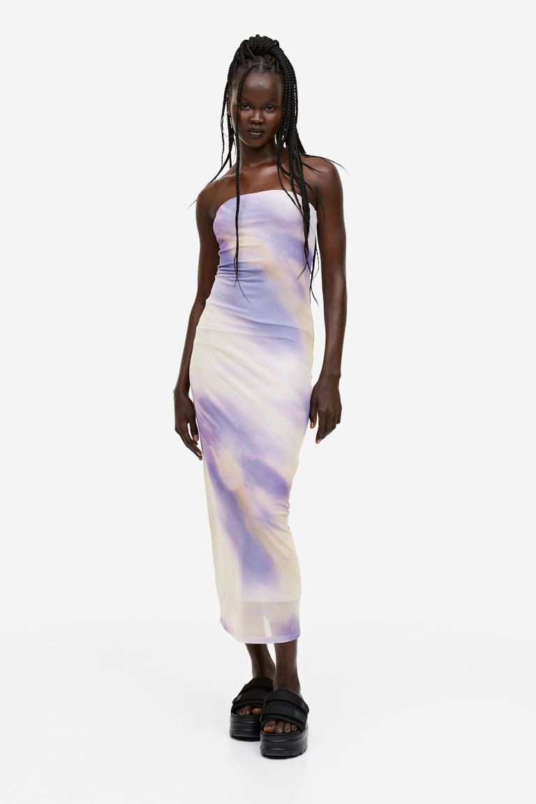 Mesh bandeaujurk | H&M (DE, AT, CH, NL, FI)