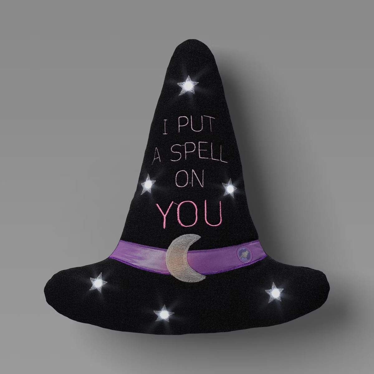 13"x12" Witch Hat Novelty Shaped Throw Pillow Black - Hyde and EEK! Boutique™ | Target