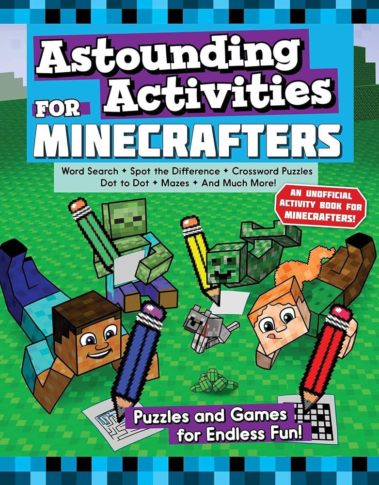 Astounding Activities for Minecrafters: Puzzles and Games for Endless Fun | Amazon (US)