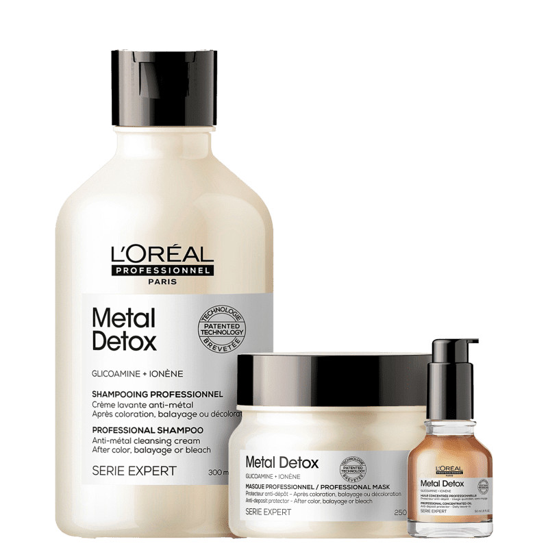 Kit L'Oréal Professionnel Metal Detox Trio Treatment (3 Produtos) | Beleza Na Web (BR)