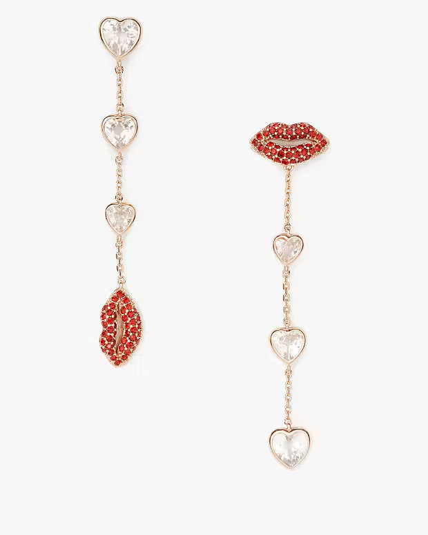 Kiss Kiss Linear Earrings | Kate Spade Outlet