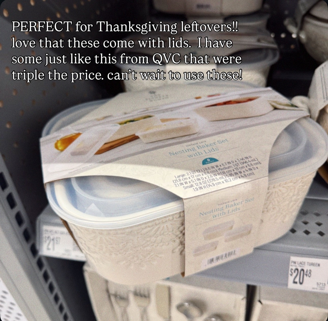 A must have for Thanksgiving and Christmas leftovers!