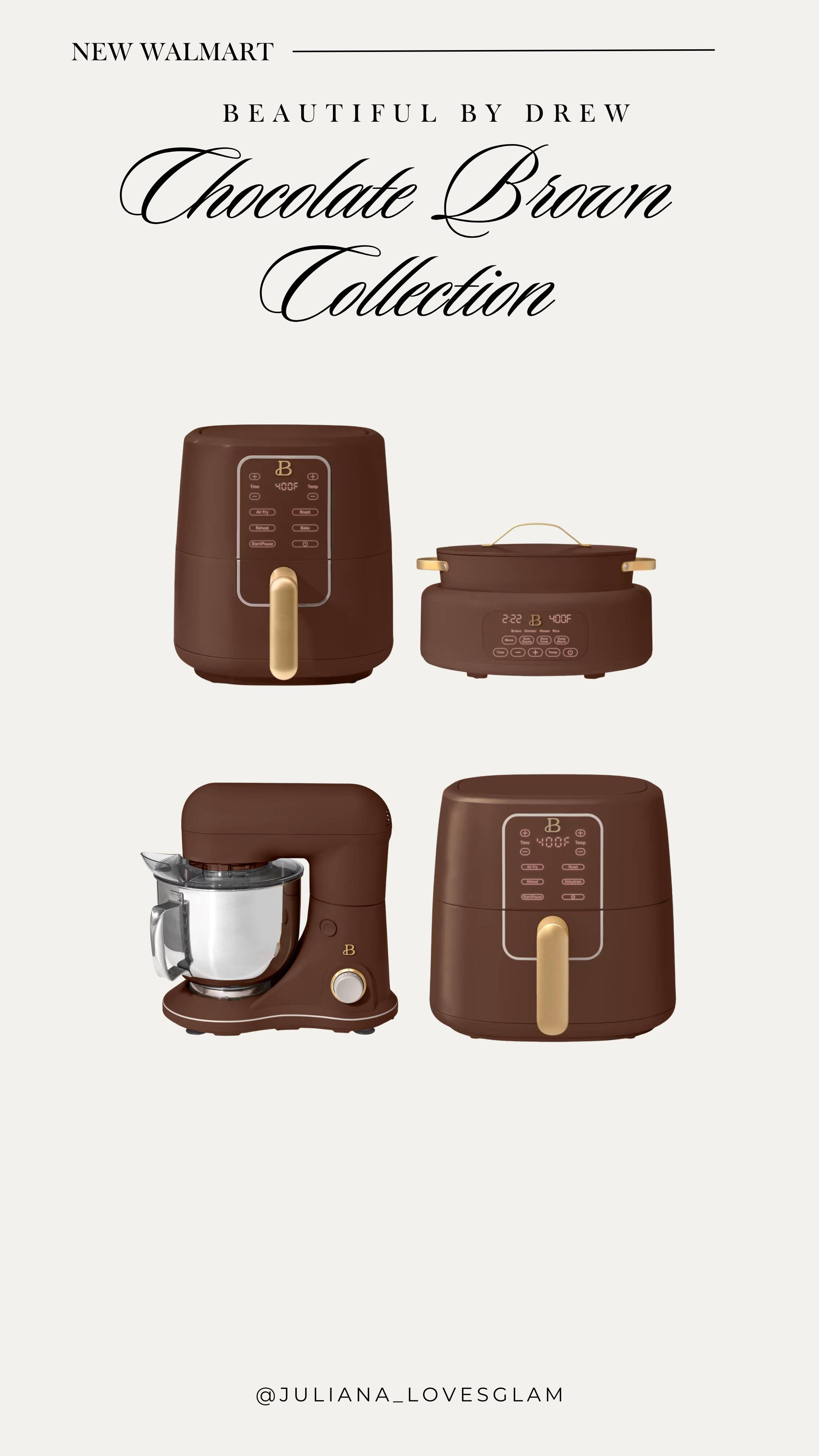 New from Walmart! I love this chocolate brown color!

home appliances, air fryer, walmart home, beautiful appliances 

 #LTKHome