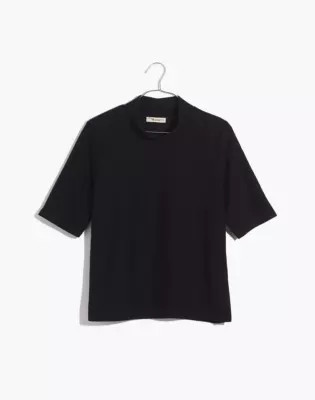 Texture & Thread Mockneck Tee | Madewell