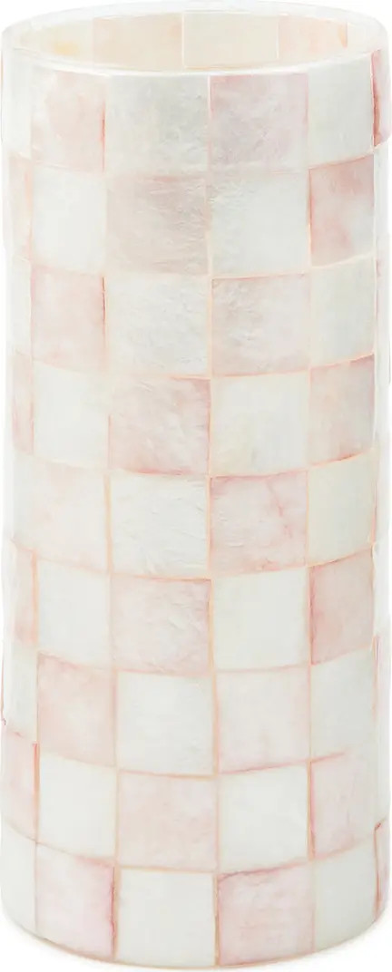 Rosy Check® Capiz Small Vase | Nordstrom