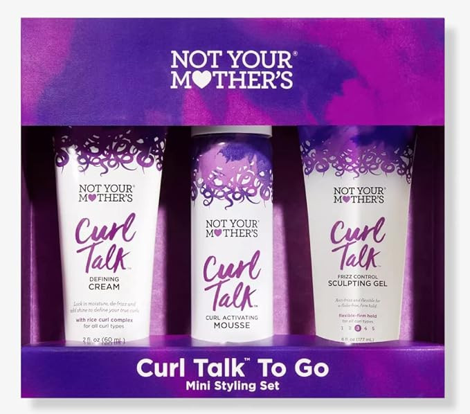 Not Your Mothers Curl Talk To Go Mini Styling SET. Defining Cream And Curl Activating Mousse. | Amazon (US)