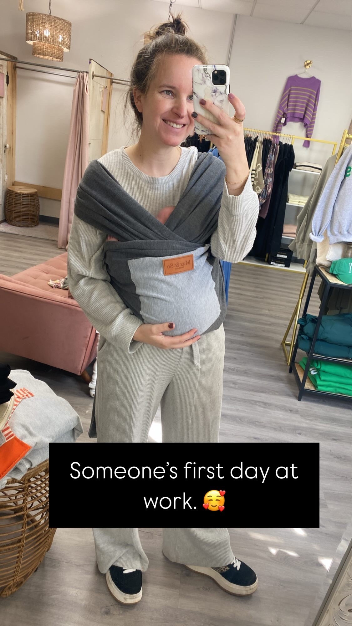 Two weeks pp and just needed to get out of the house! Perfect set with some super comfortable sneakers!


#LTKBaby