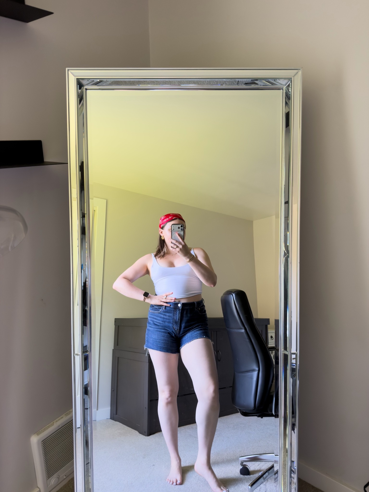 What I wore to a birthday party! Definitely getting warm out here so shorts it is 😍

I’m wearing a M tank and size 31 shorts

#LTKootd #LTKMidsize #LTKgrwm