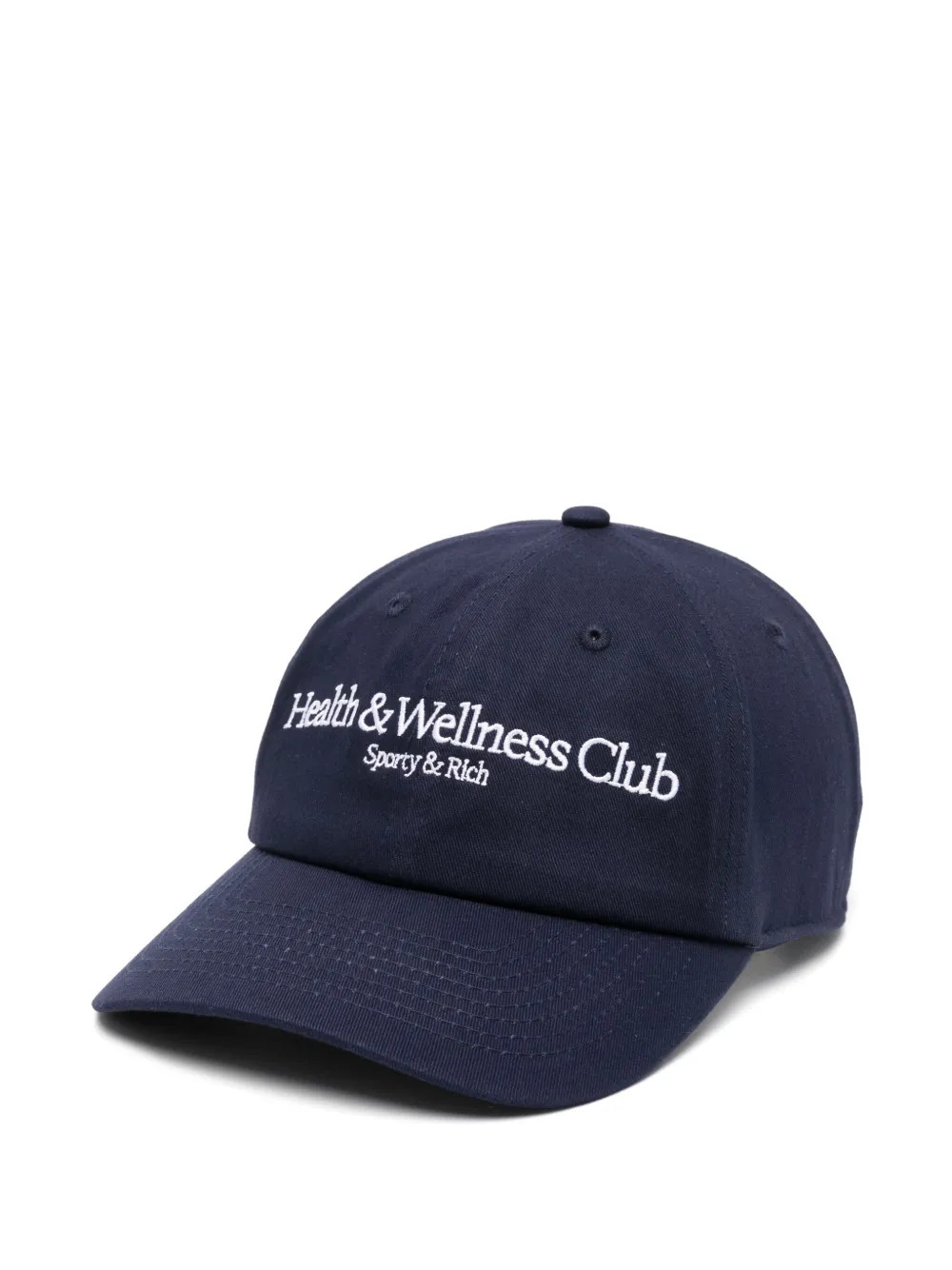 Sporty & Rich H&W Crest Baseball Hat | Blue | FARFETCH BR | Farfetch (BR)