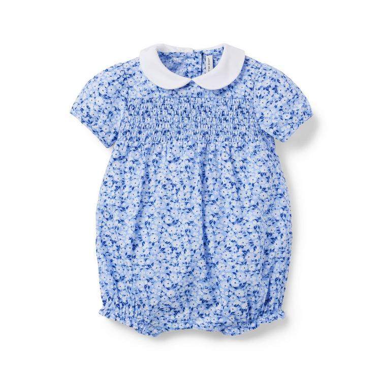 Baby Floral Smocked Romper | Janie and Jack