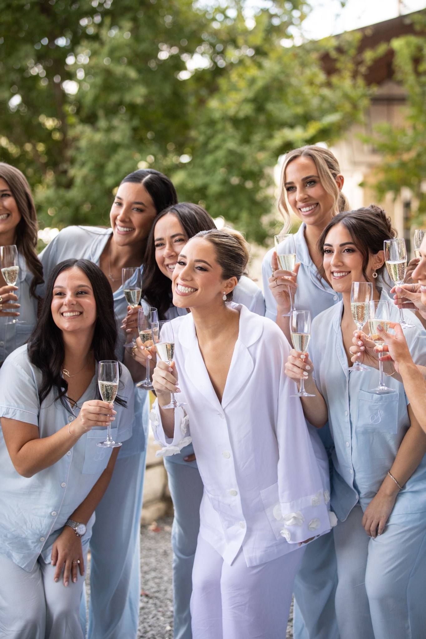 Bridesmaids getting ready matching pj sets inspo 

#LTKWedding #LTKStyleTip