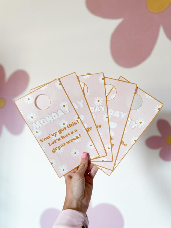 CLOSET DIVIDER ORGANIZATION Flowers Kids Closet Toddler - Etsy | Etsy (US)