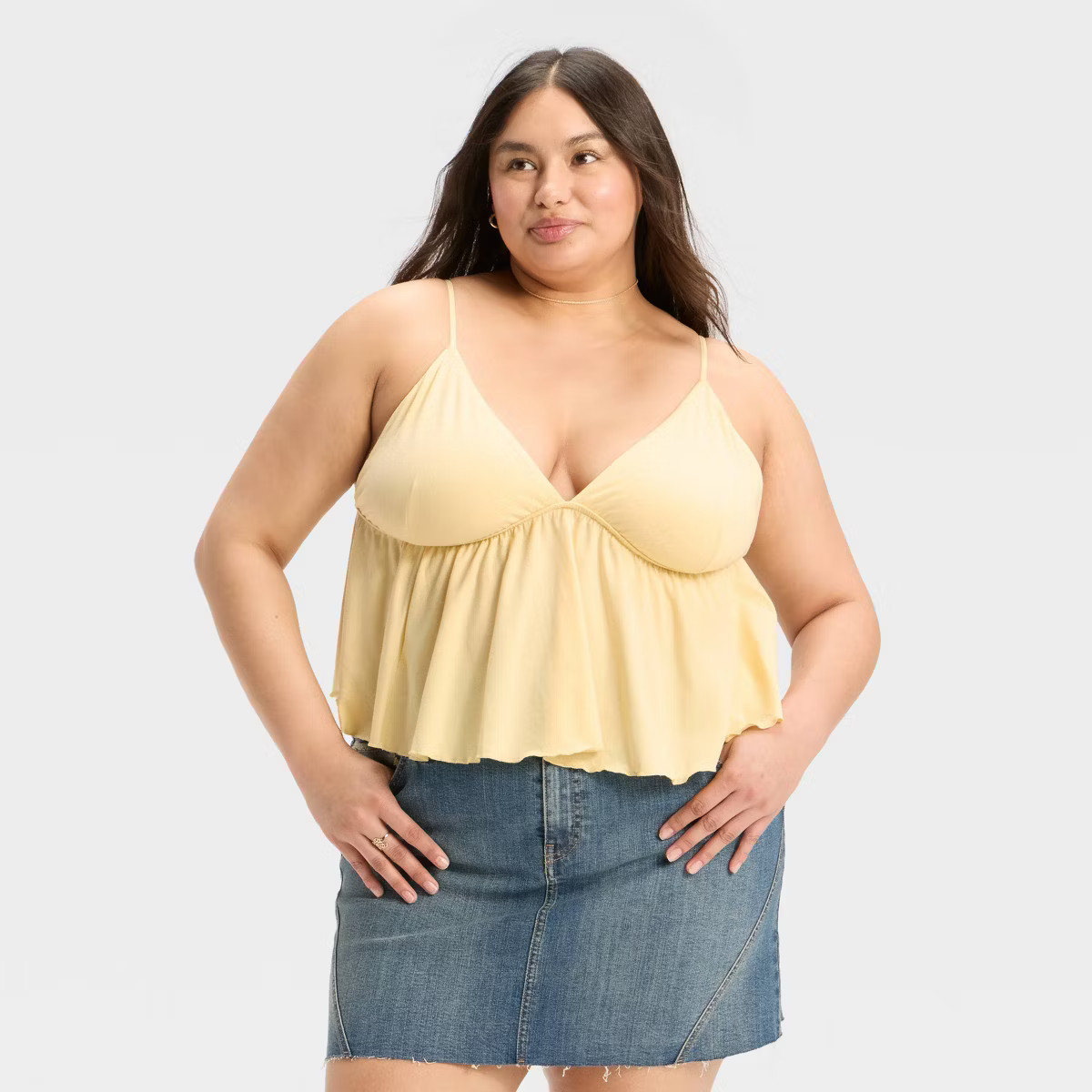 Women's Ruffle Babydoll Cami - Wild Fable™ | Target