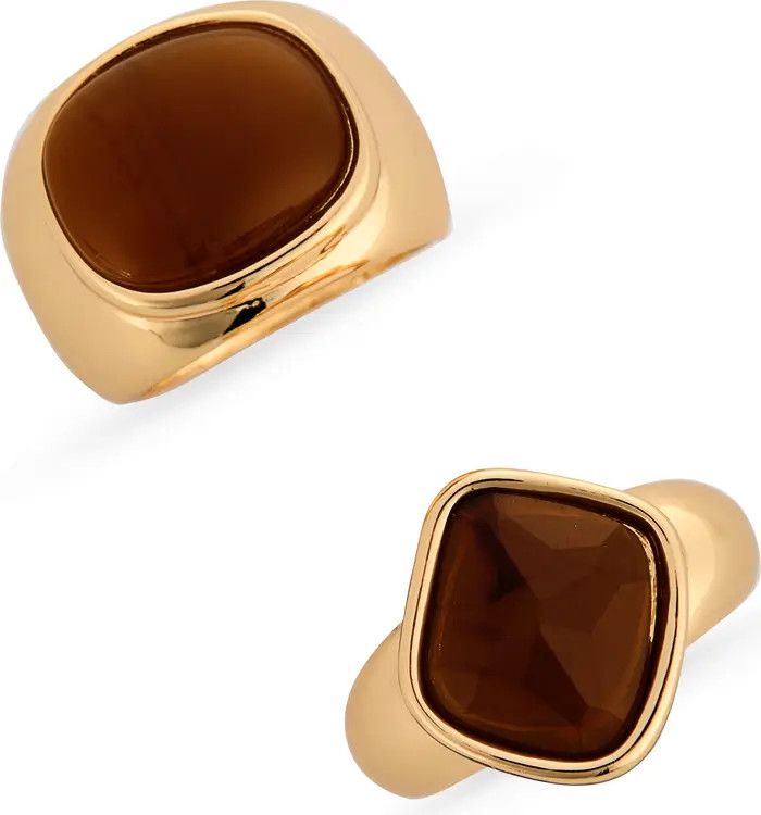 Set of 2 Signet Rings | Nordstrom Rack