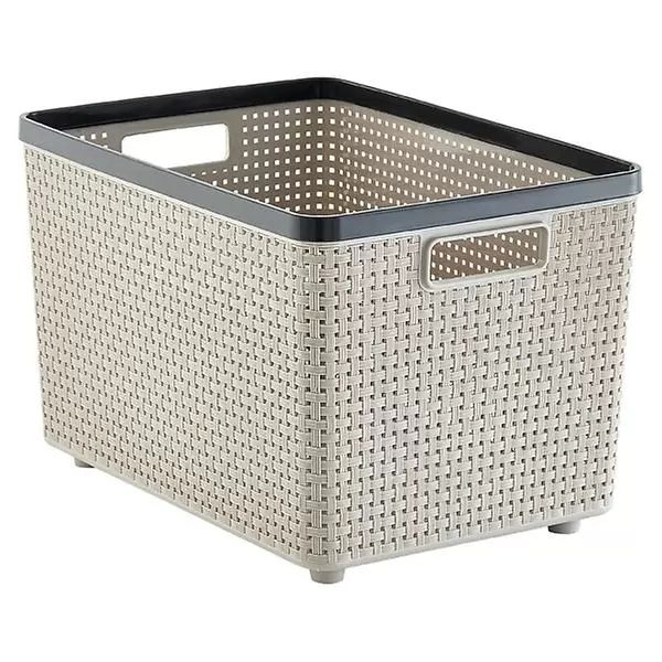 Cottage Woven Bins | The Container Store
