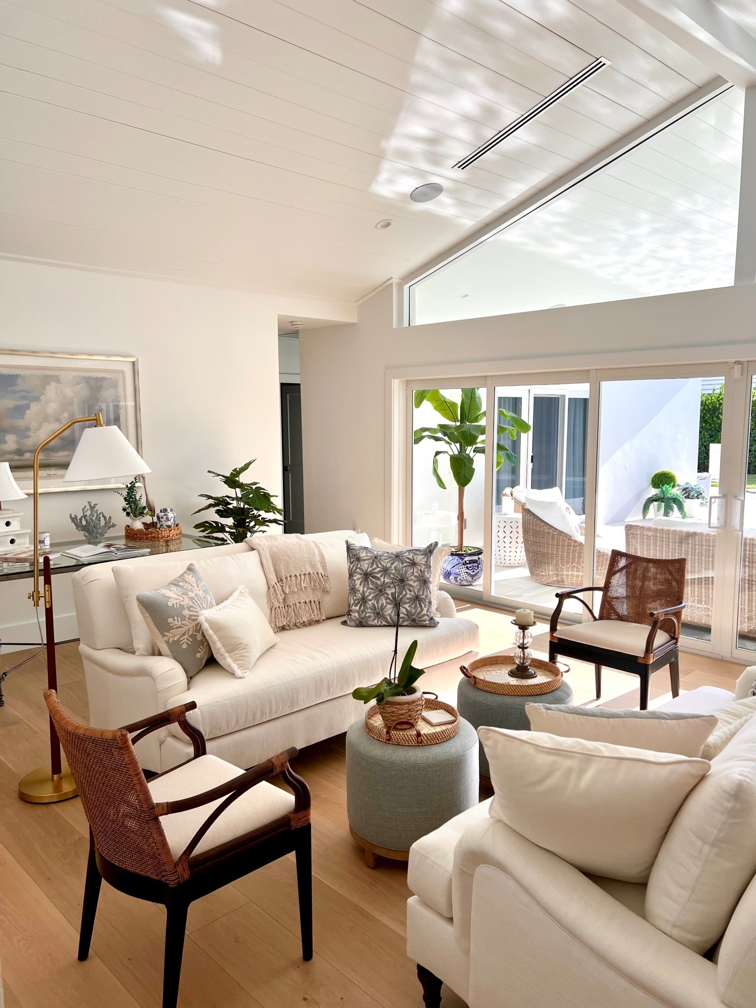 Safavieh Gianni Arm Chairs are the perfect complement to a coastal sitting room.

#coastalliving

#LTKFallSale #LTKHome