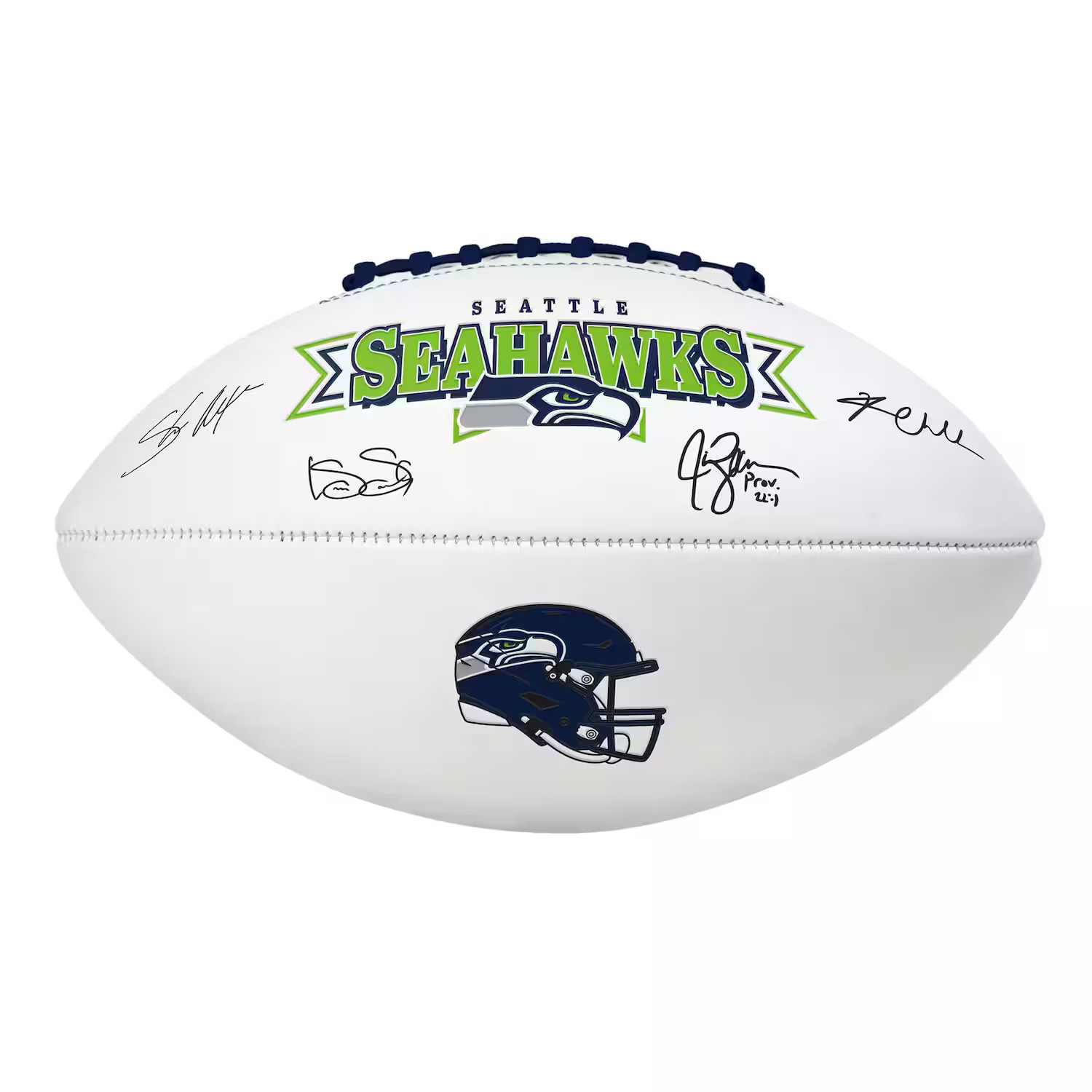 Logo Brands - Seattle Seahawks Legends Signature Football - Navy | Best Buy U.S.