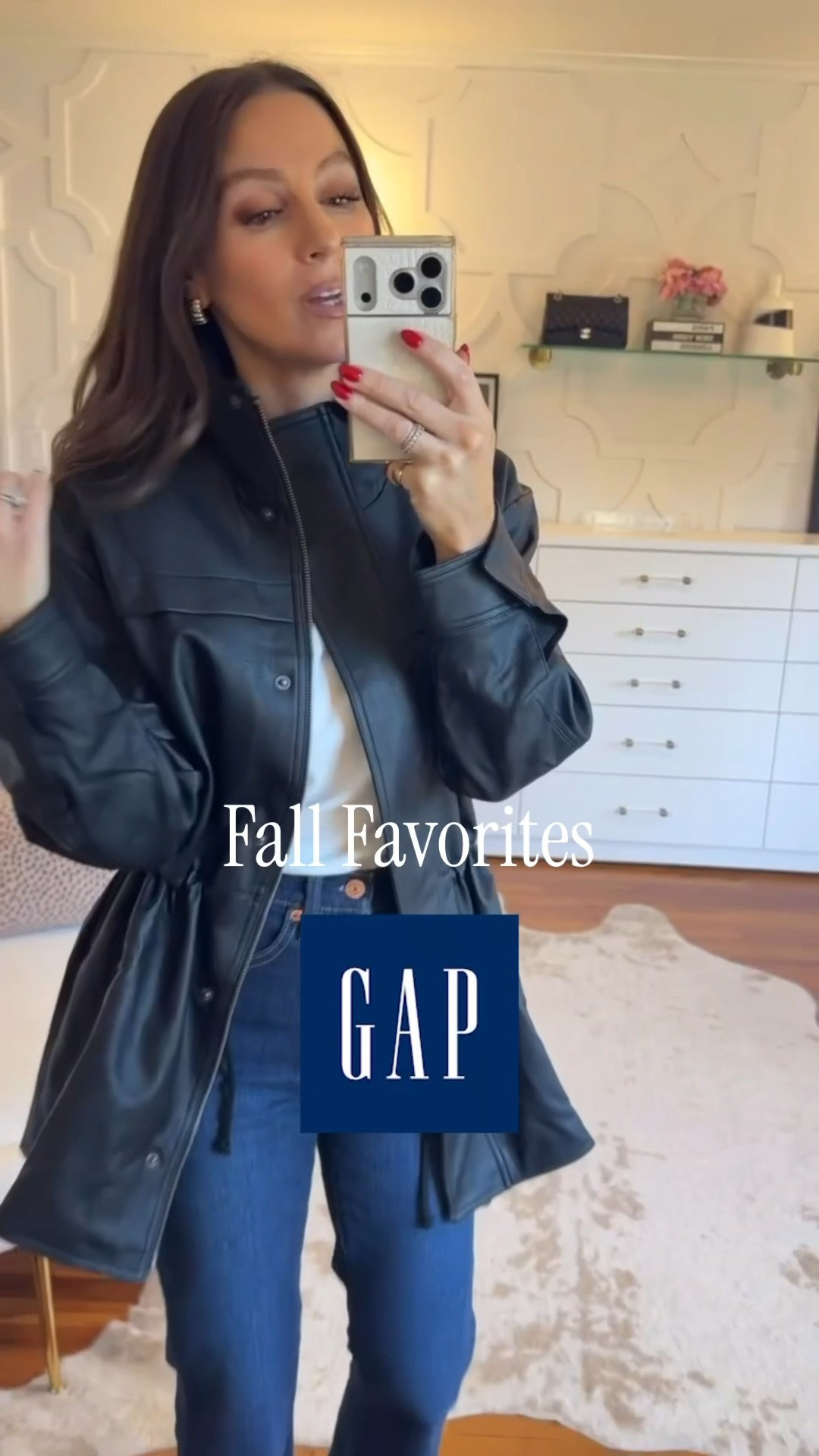 Must have Gap staples 40% off for friends and family! I did my true size in all except the denim darted top I sized up one! 

 #LTKgrwm #LTKootd #LTKOver40