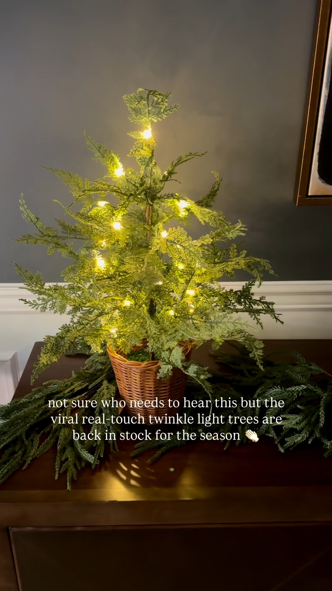 Viral twinkle light christmas trees are back! Real touch christmas tree natural feel christmas tree holiday decor spruce garland spruce tree cedar tree twinkle lights walmart decor walmart homd

#LTKSeasonal #LTKHome #LTKFindsUnder50