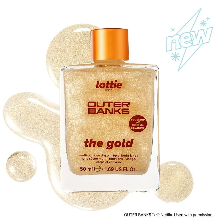 Lottie London X Outer Banks The Gold Body Dry Oil, 50ml | Walmart (US)