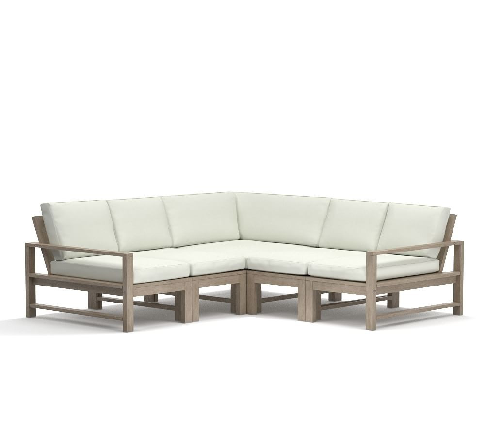 Indio FSC® Eucalyptus 5-Piece Sectional | Pottery Barn (US)