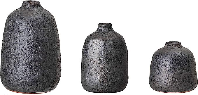 Bloomingville AH0561 Terracotta Vase, Black | Amazon (US)