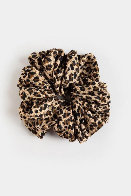 Gladis XL Leopard Scrunchie - Leopard | Francesca’s Collections