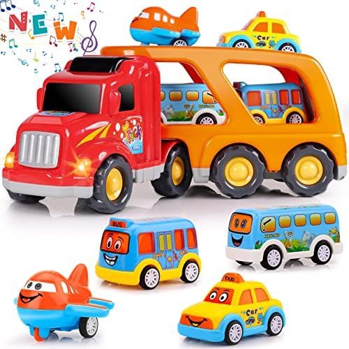 Nicmore Toddler Toys Car for Boys: Kids Toys for 1 2 3 4 5 6 Year Old Boys | Boy Toys 5 in 1 Carr... | Amazon (US)