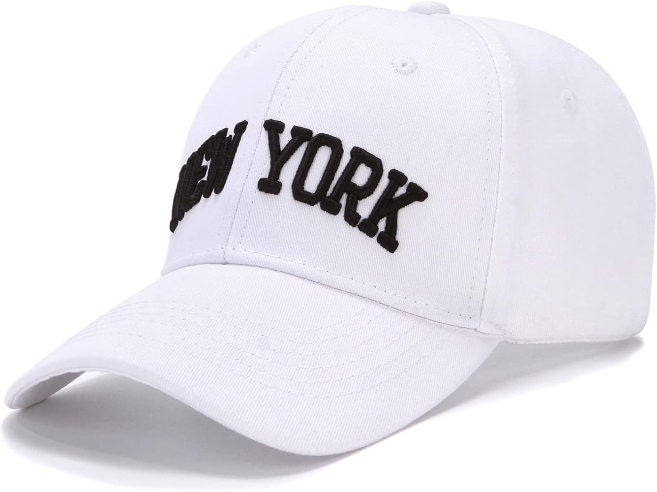 Classic Baseball Cap New York Embroidery 100% Cotton Adjustable Dad Hat Men and Women | Amazon (US)