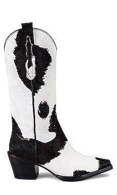 Jeffrey Campbell Dagget F Boot in Brown White Cow from Revolve.com | Revolve Clothing (Global)
