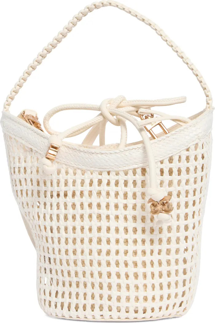 Sam Edelman Marcie Open Weave Small Bucket Crossbody Bag | Nordstrom | Nordstrom