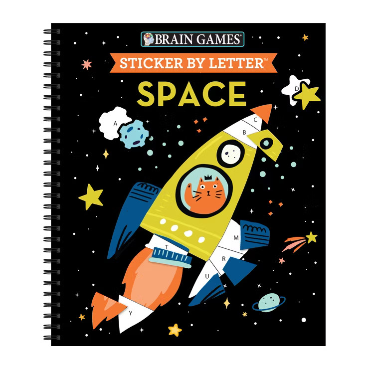 Brain Games - Sticker by Letter: Space - by  Publications International Ltd & Brain Games & New S... | Target