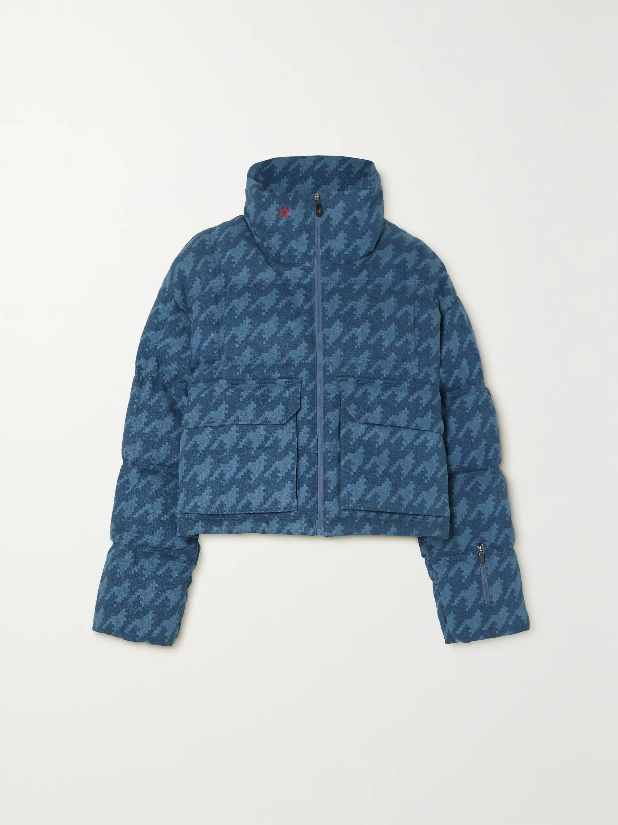 PERFECT MOMENT DL1961 Nevada printed stretch-denim down ski jacket | NET-A-PORTER | NET-A-PORTER (US)