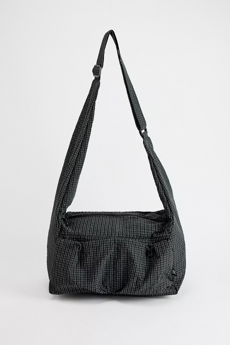 Ayker Navy Check Sling Crossbody Bag | Urban Outfitters UK
