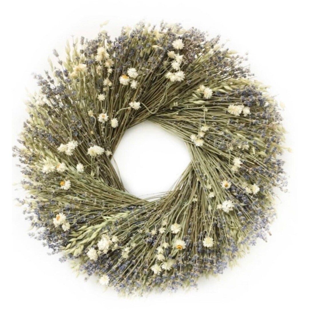 Sweet lavender farm wreath 22 inch | Etsy (US)
