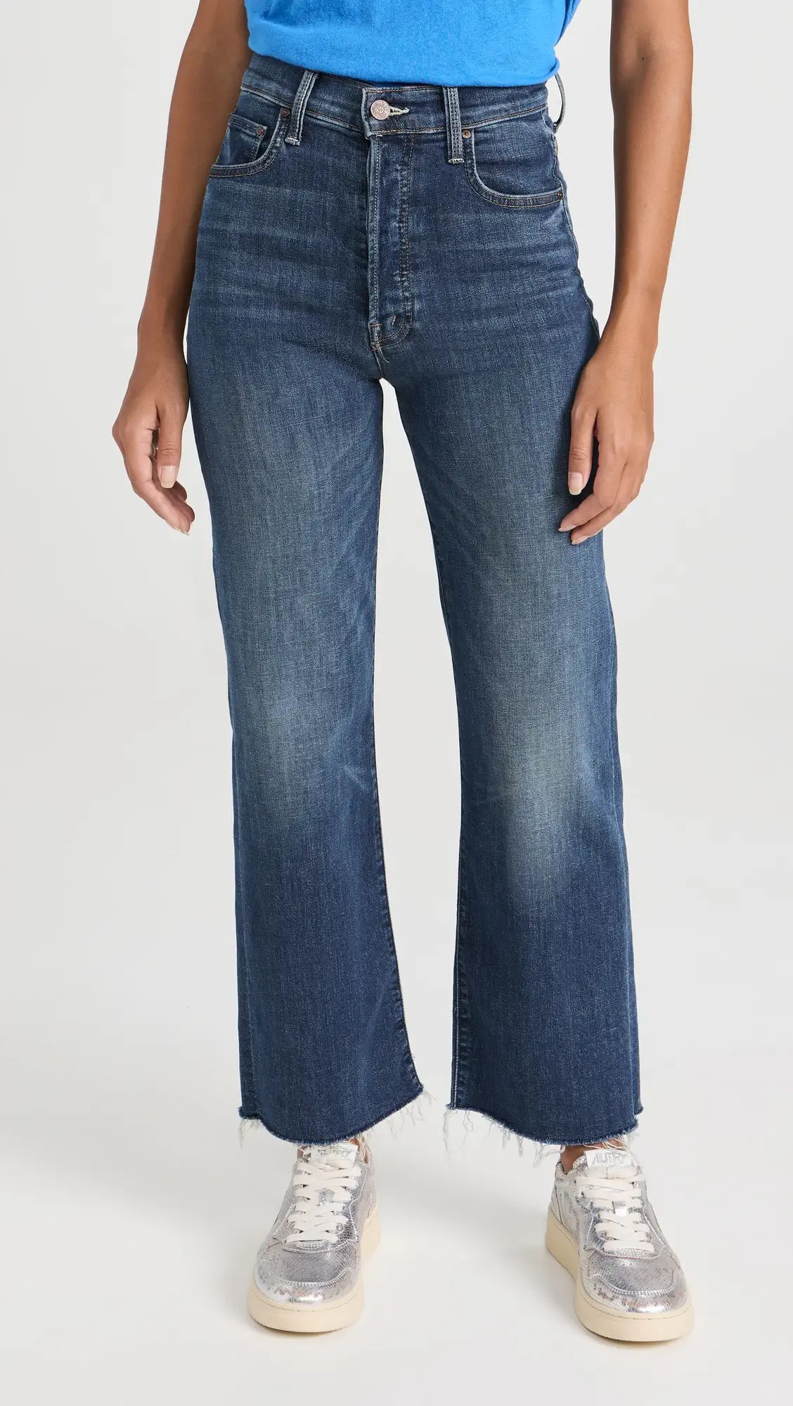 MOTHER The Rambler Ankle Fray Jeans | Shopbop | Shopbop