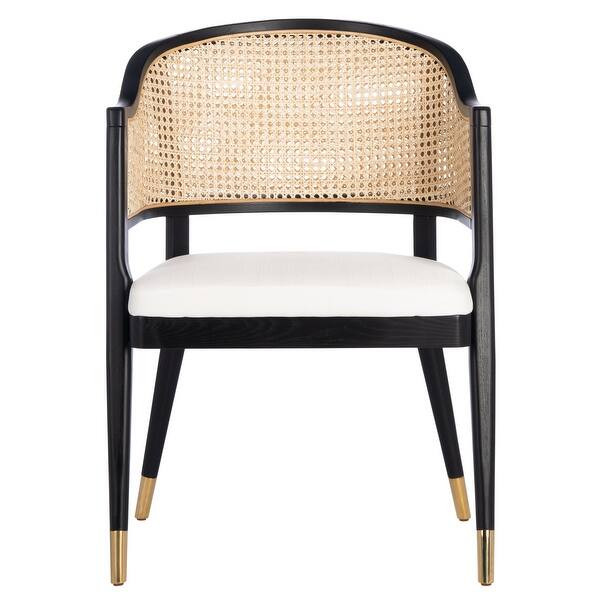 SAFAVIEH Couture Rogue Rattan Dining Chair - 23.4" W x 22.8" L x 33.6" H - Natural | Bed Bath & Beyond