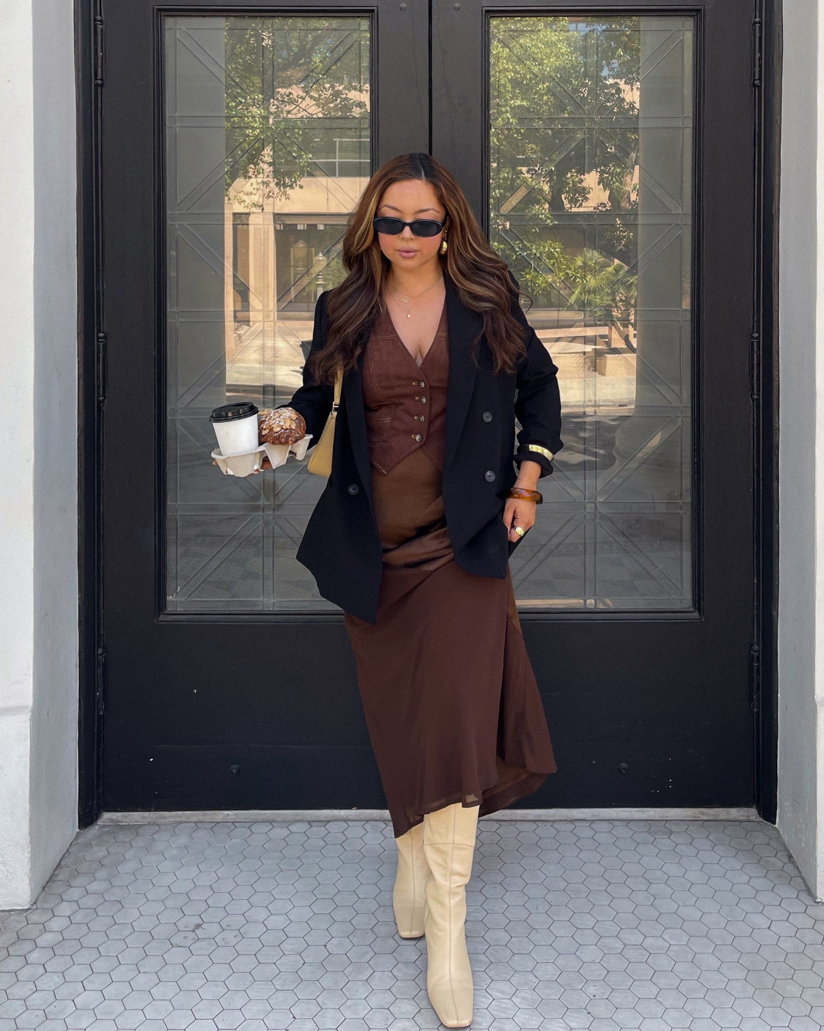 Chocolate brown & butter yellow fall outfit, fall outfits, fall fashion, fall style 

#LTKStyleTip #LTKFindsUnder100 #LTKFallSale