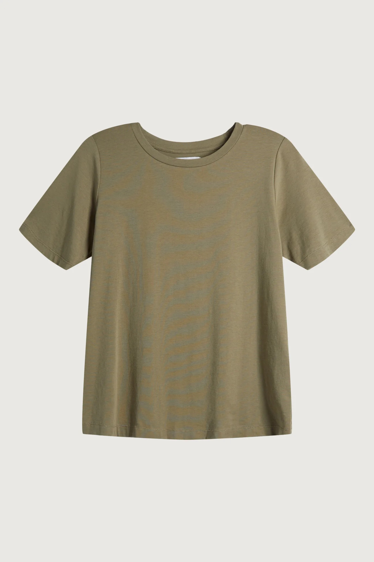COTTON MODAL CREWNECK T-SHIRT | OAK + FORT