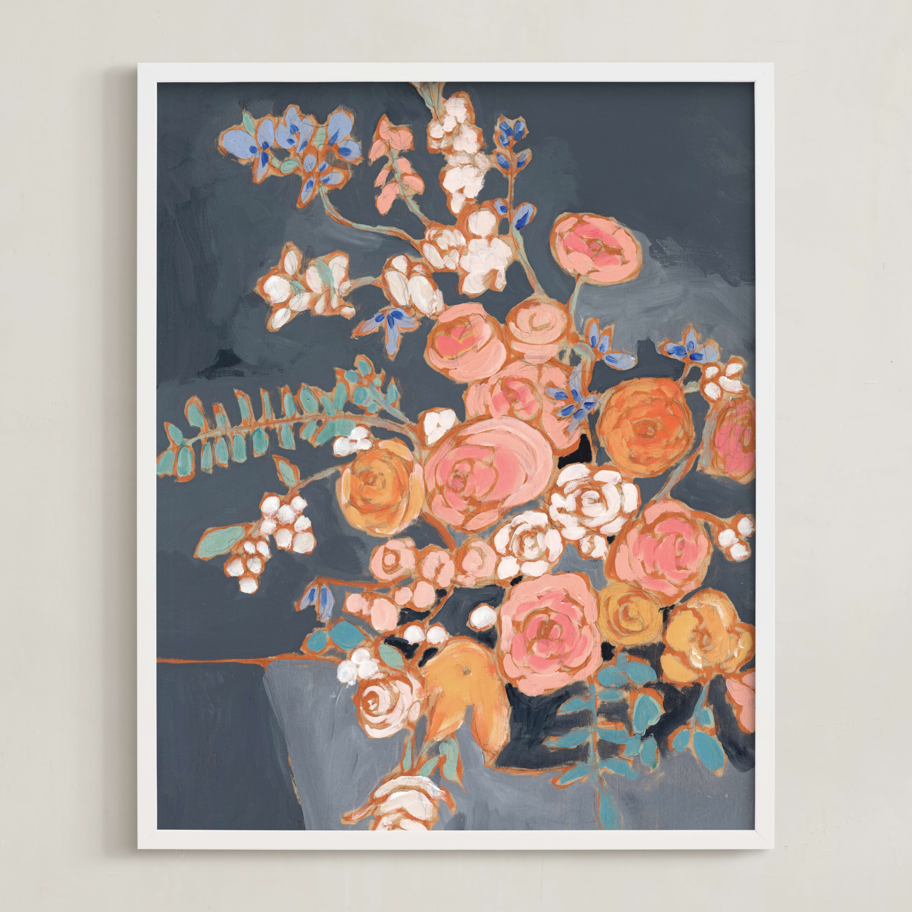 "Sitting Pretty I" - Painting Limited Edition Art Print by Jennifer Allevato. | Minted