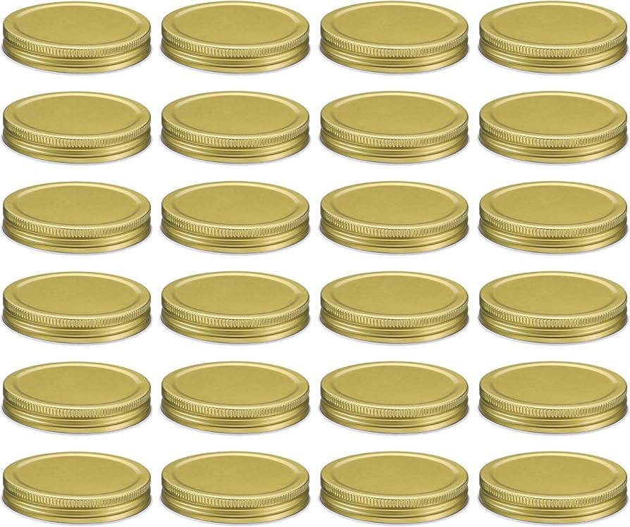 uxcell 24pcs Wide Mouth Mason Jar Lids, 86mm Mason Canning Jar Lids with Airtight Seal and Leakpr... | Amazon (US)